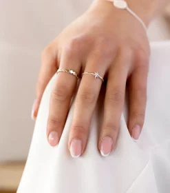 Syster P Beaches Flat Dot Ring Silver