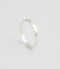 Syster P Beaches Flat Dot Ring Silver