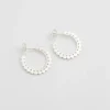 Syster P Beaches Small Flat Dots Örhängen Silver
