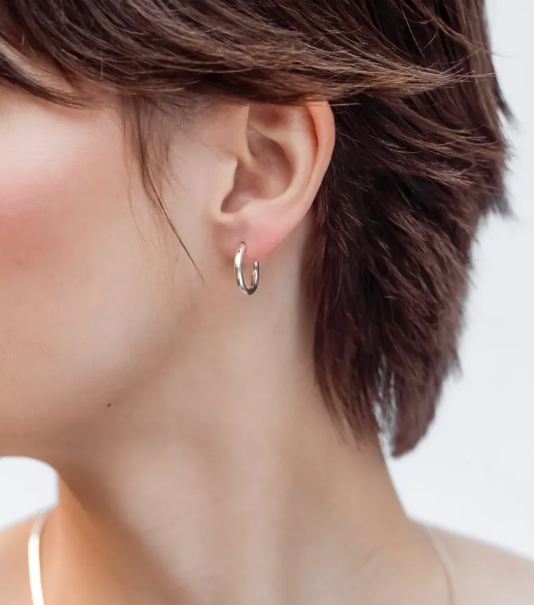 Syster P Beloved Fat Big Hoops Örhängen Silver