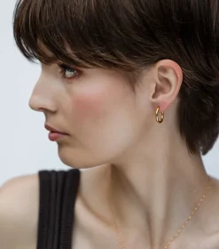 Syster P Beloved Fat Big Hoops Örhängen Guld