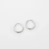 Syster P Beloved Fat Medium Hoops Örhängen Silver
