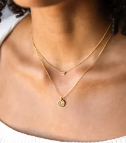 Syster P Beloved Kort Box Kedja Guld