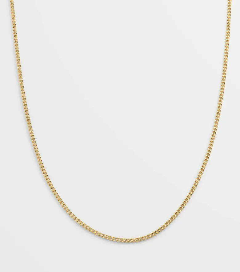Syster P Beloved Kort Curb Kedja Guld