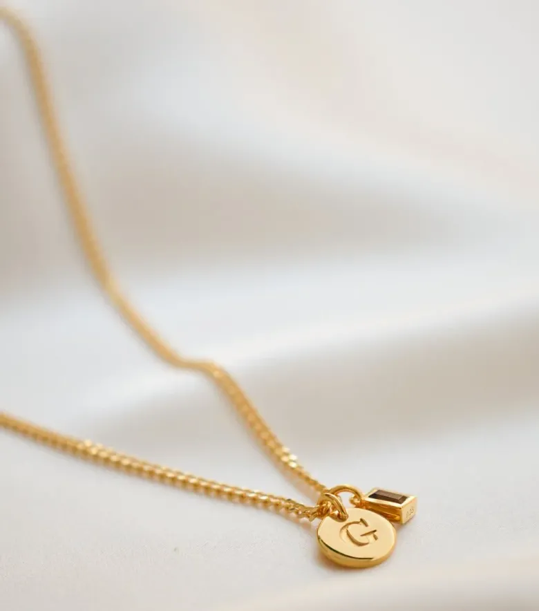 Syster P Beloved Kort Curb Kedja Guld