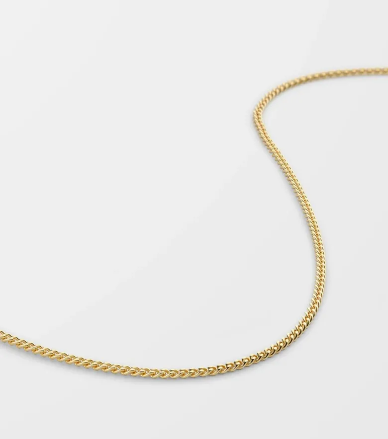 Syster P Beloved Kort Curb Kedja Guld