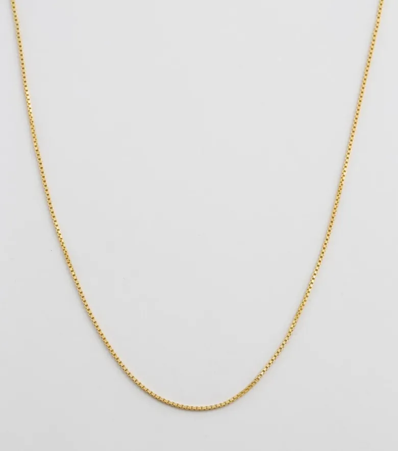 Syster P Beloved Lång Box Kedja Guld
