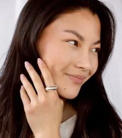 Syster P Bolded Big Ring Silver