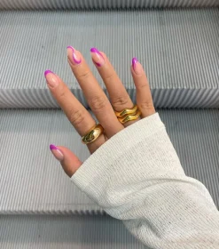 Syster P Bolded Big Ring Guld