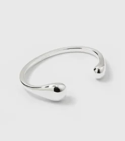 Syster P Bolded Drops Bangle Silver