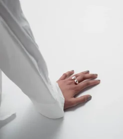 Syster P Bolded Drops Ring Silver