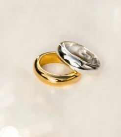 Syster P Bolded Ring Guld