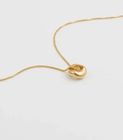 Syster P Bolded Wavy Halsband Guld