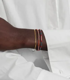 Syster P Code Armband Guld JUST BREATHE