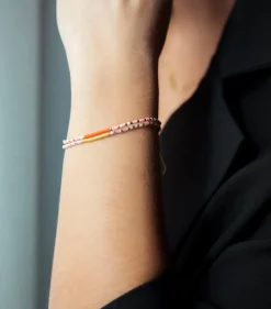 Syster P Code Armband Guld KEEP GOING