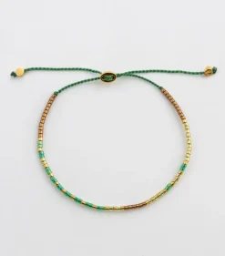 Syster P Code Armband Guld GOOD VIBES