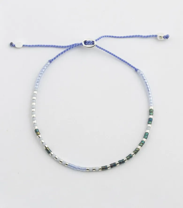 Syster P Code Armband Silver GOOD VIBES