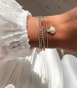 Syster P Code Armband Silver GOOD VIBES
