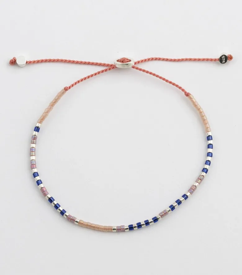 Syster P Code Armband Silver JUST BREATHE