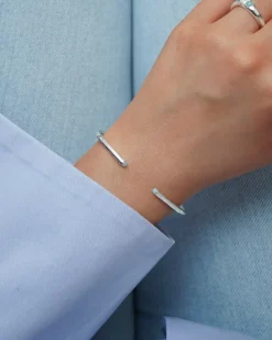 Syster P Florentina Bangle Silver Aquamarine