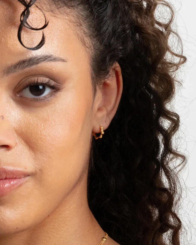 Syster P Florentina Small Hoops Guld