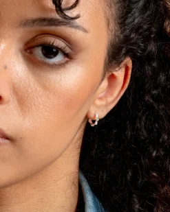 Syster P Florentina Small Hoops Silver