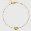 Syster P Friends Heart Armband Guld