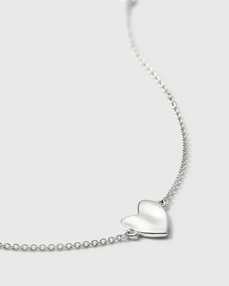 Syster P Friends Heart Armband Silver
