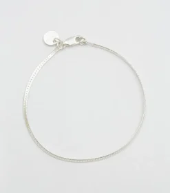 Syster P Herringbone Armband Silver