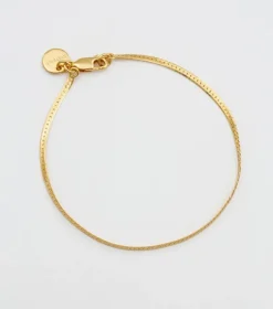 Syster P Herringbone Armband Guld