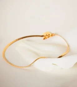 Syster P Herringbone Armband Guld