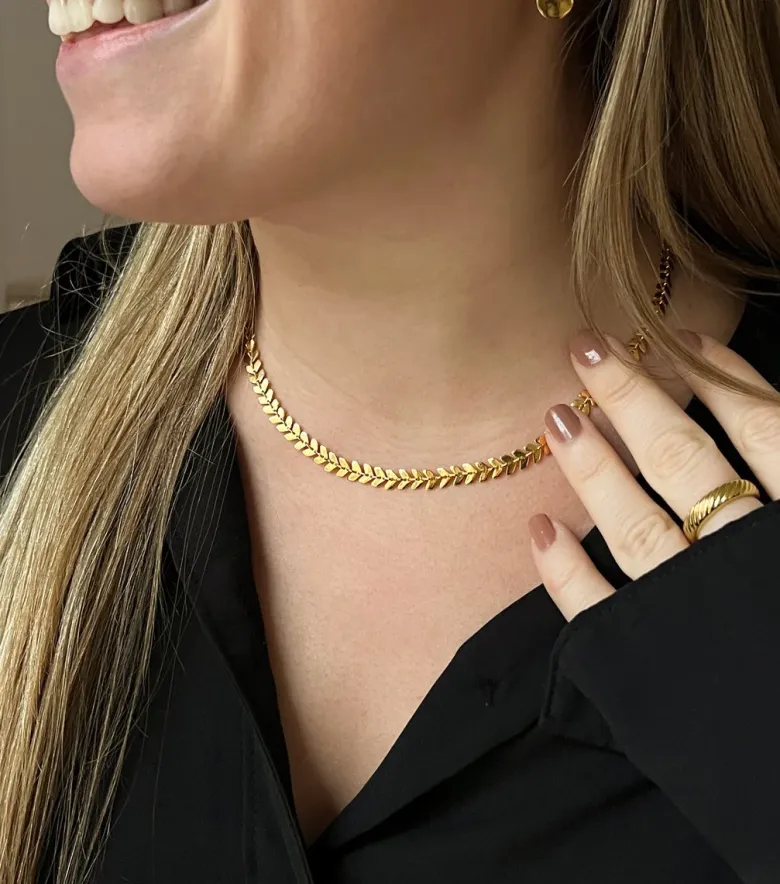 Syster P Layers Olivia Halsband Guld