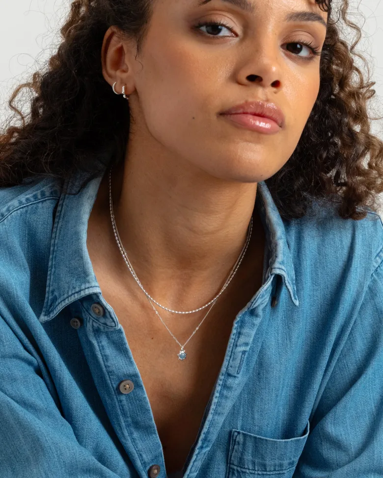 Syster P Lunetta Halsband Silver