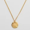 Syster P Minimalistica Hamrad Halsband Guld