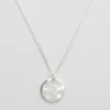 Syster P Minimalistica Hamrad Halsband Silver
