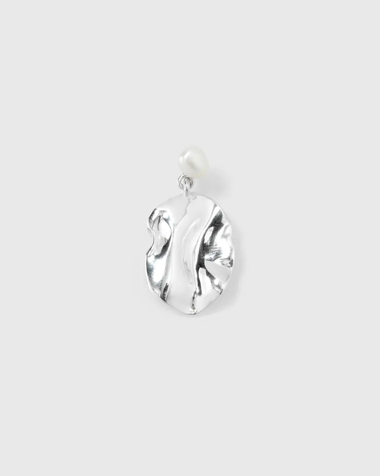 Syster P Moulded Short Single Earring Silver