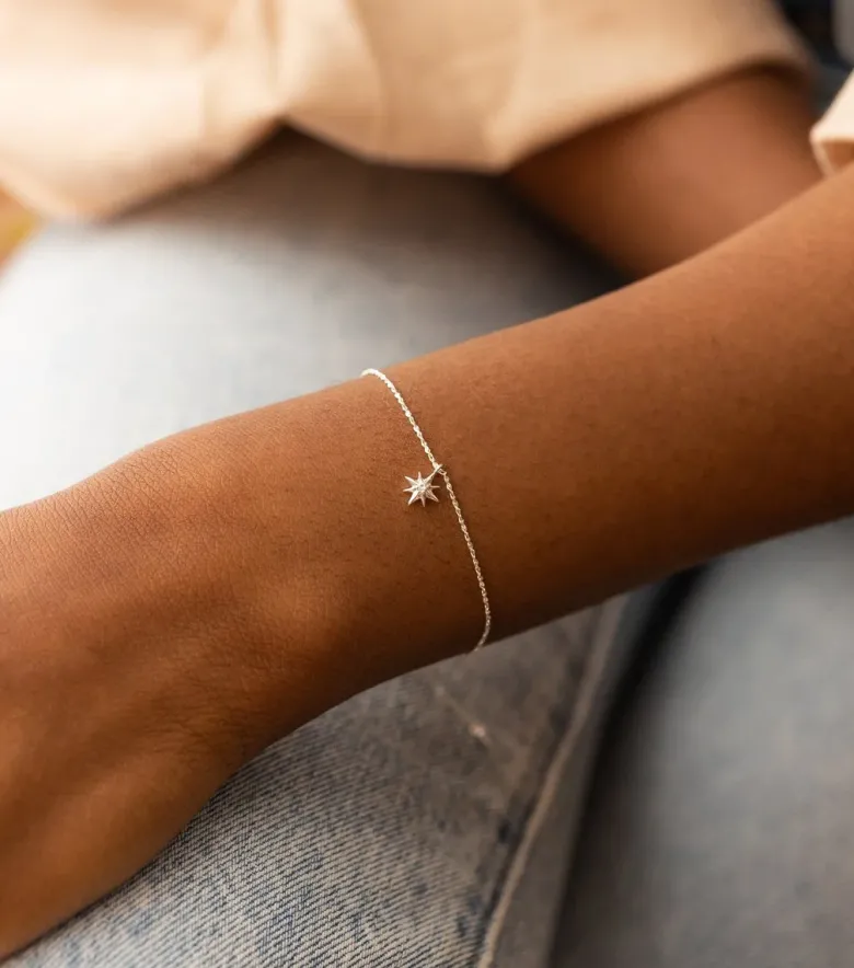 Syster P North Star Armband Silver