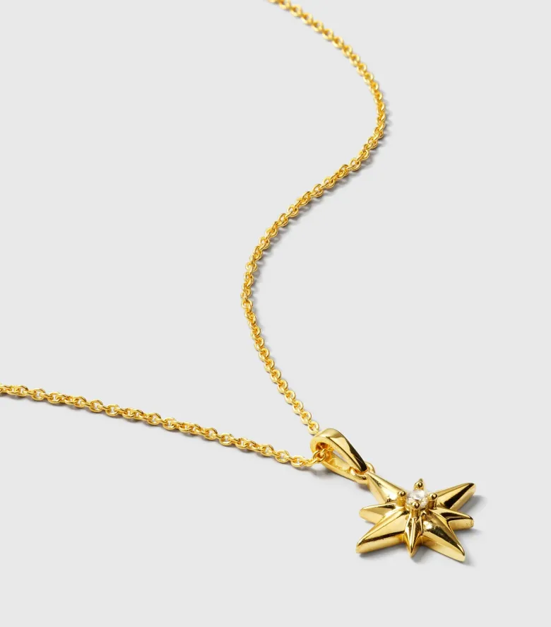 Syster P North Star Big Halsband Guld