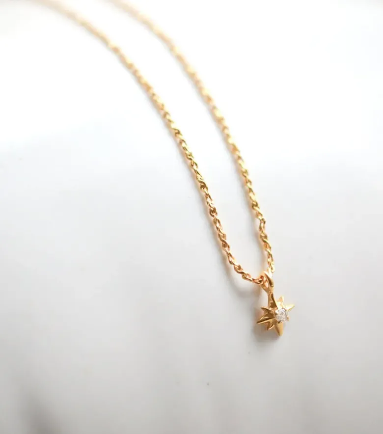 Syster P North Star Kort Halsband Guld