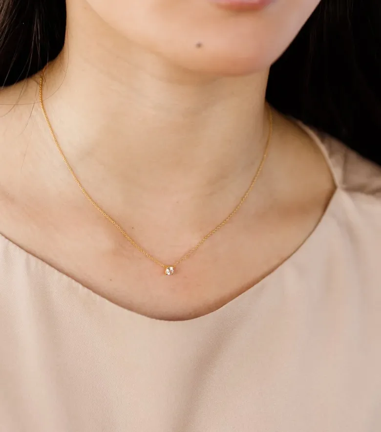 Syster P North Star Kort Halsband Guld