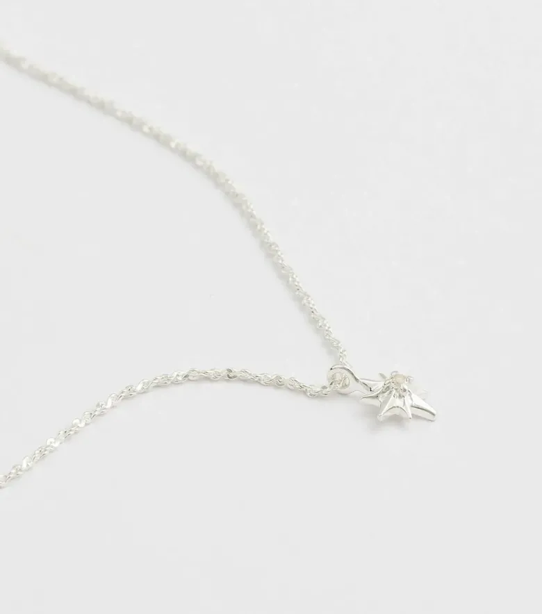 Syster P North Star Kort Halsband Silver