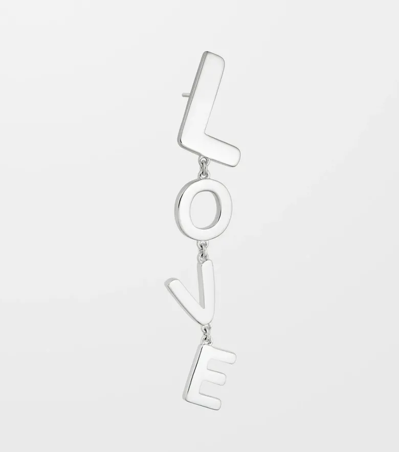 Syster P Örhänge True Love BIG L Single Silver (Mega kampanj)