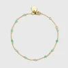 Syster P Santa Monica Armband Guld Green Onyx
