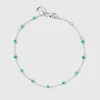 Syster P Santa Monica Armband Silver Green Onyx