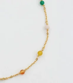 Syster P Santa Monica Multicolor Armband Guld