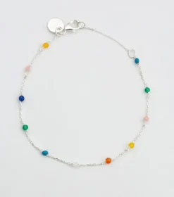Syster P Santa Monica Multicolor Armband Silver