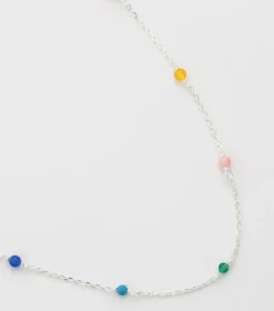 Syster P Santa Monica Multicolor Halsband Silver