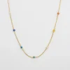 Syster P Santa Monica Multicolor Halsband Guld