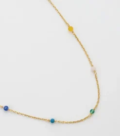 Syster P Santa Monica Multicolor Halsband Guld