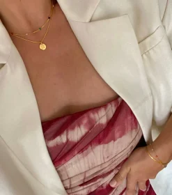 Syster P Santa Monica Multicolor Halsband Guld